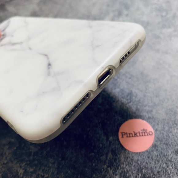 💕iPhone XS Max/XS Marble Pattern Case w/Socket - Picture 4 of 6